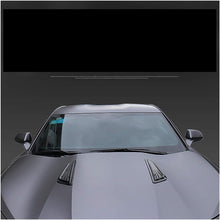 2PCS SS Style Decorative Front Black Bonnet Hood Vent Scoop Shade Covers for 2016-2018 Fit for Chevy Camaro LT 1LT 2LT Car Accessories Hood Scoop