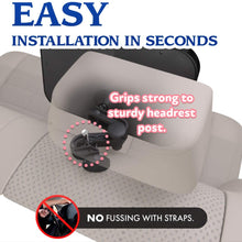 Joybell ONLY Safe Baby Car Mirror for Car Seat Rear Facing | Clamps to Sturdy Post | No Risky Straps | Extra Large| Adjustable to See Baby in Back Seat