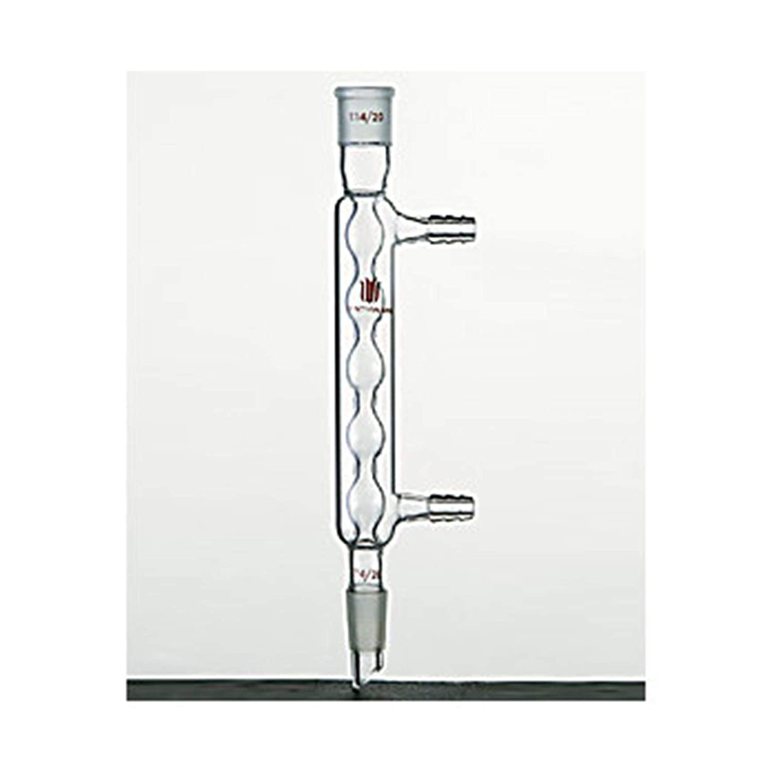 Kemtech America C259200 Synthware Allihn Condenser, 200 mm Jacket Length, 19/22 Joint, 8 mm Hose Connection