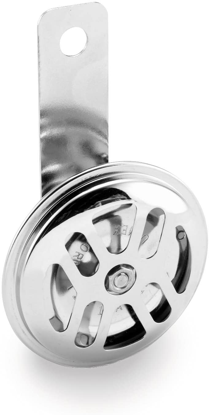 Electric Horn - 2.5in., Manufacturer: Bikers Choice, CHROME 2.5