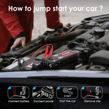 Beatit BT-G18 2000A Peak 21000mAh 12V Portable Car Jump Starter (up to 8.0L Gas and 8.0L Diesel) Auto Battery Booster With Smart Jumper Cables Wireless Charger