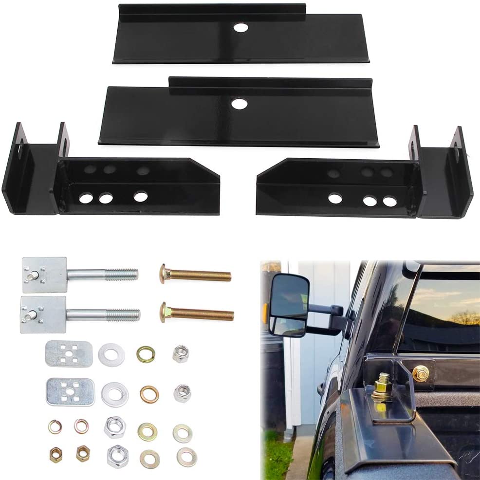 HEKA Safety Rack Back 30119 Rack Mounting Kit Headache Rack for 2007-2016 Chevy Silverado/GMC Sierra No Drill Standard