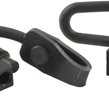 CURT 58761 Vehicle and Trailer-Side 4-Pin Flat Wiring Harness Dust Covers, 2-Pack