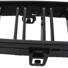 TERUIXI 1 Pair Black 3 Series Kidney Grille for 2012 2013 2014 2015 2016 2017 2018 F30 F31 Front Bumper Grill Gloss