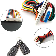 EUNAVI Universal Car Vehicle Security Car Door Lock Keyless Entry System Remote Central Control Box Kit