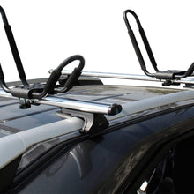 Nisorpa Universal J-Bar Rack 2 Packs HD Kayak Carrier Canoe Boat Surf Ski Roof Top Mounted on Car SUV Crossbar