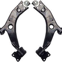 AUQDD 2PCS K620598 K620599 (18mm Diameter Stud) Left & Right Suspension Front Lower Control Arm and Ball Joint Assembly Compatible With Volvo C30 C70 S40 V50