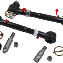 Adjustable Front Swaybar Quicker Disconnect System Replace for JKS #2034 fit for Jeep Wrangler(2007-2018) & for Wrangler Unlimited JK With 2.5" - 6" of Lift;Not compatible with aftermarket swaybars.