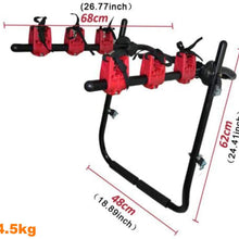 Bluetooth earphone 3 Bike Rack for Car Trunk, Bike Racks, Fender Rack, Wall Mounted Bike Rack Storage Solution for Your Home Garage Bike Park Trucks SUV