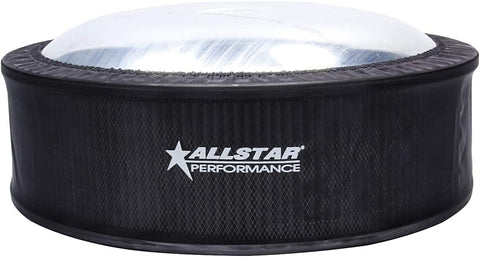 Air Filter Wrap, Pre Filter, 14 in OD, 4 in Tall, Polyester, Black, Allstar 14 in Washable Filters, Each