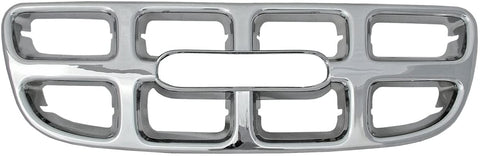Bully GI-07 Triple Chrome Plated ABS Snap-in Imposter Grille Overlay, 1 Piece