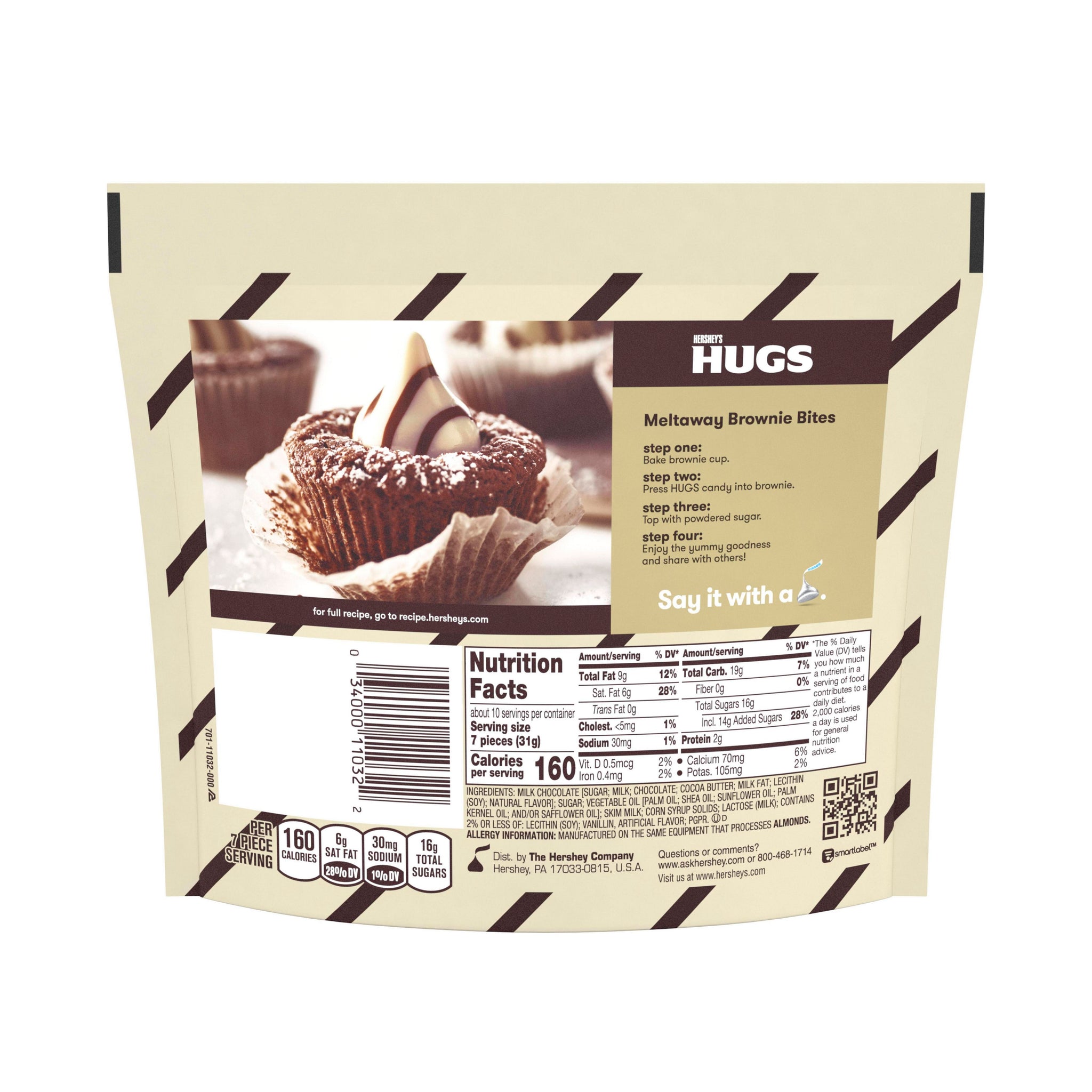 Kisses, Hugs Chocolate Candy Assortment, 10.6