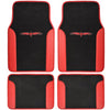 BDK Sleek and Style Car Seat Covers with 4 Pieces Floor Mats, Split Bench, Easy Installation, 3 Colors