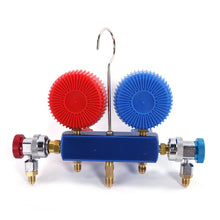 Ktaxon A/C Manifold Gauges Auto Service Set, Air Conditioner Refrigerant Maintenance, HVAC Charging Diagnosis Tool,5FT Hose, for R134 R134A R12 R22