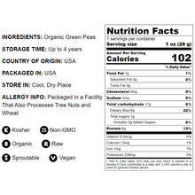 Organic Green Peas, 4 Pounds - Sproutable, Non-GMO, Kosher, Raw, Dried – by Food to Live