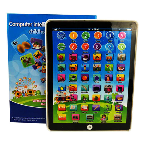 Tablet Toy, Fascigirl Kids' Learning Pad Preschool Early Educational Tablet Educational Toy Christmas Birthday Gift for Children Toddler Baby Girls Boys - Assorted