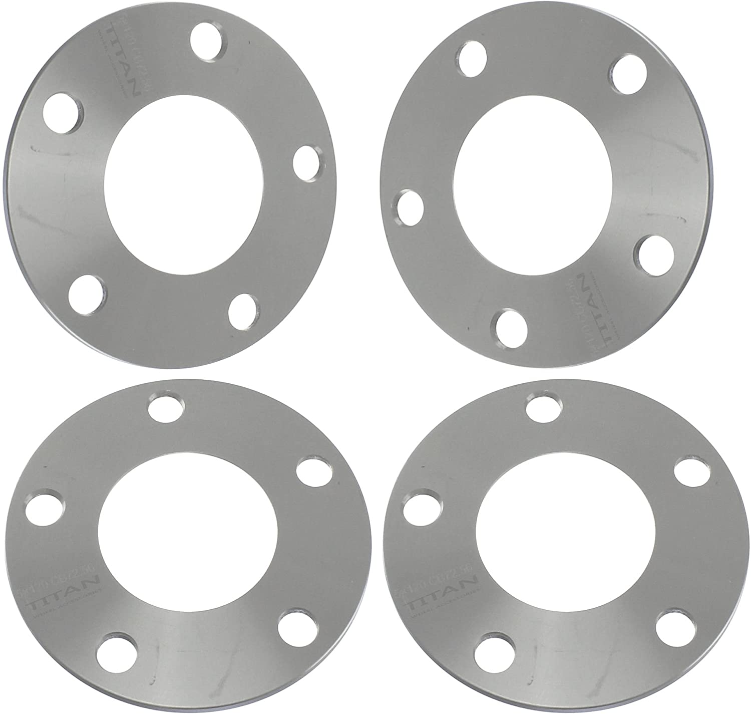 (4) 5mm Hubcentric Wheel Spacers fits Nissan Infiniti Q50 G35 G37 350z 370z Altima Maxima 66.1 hub
