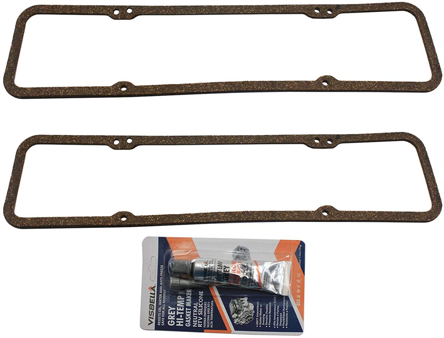 YYW 7484BOX Small Block Valve Cover Gasket Compatible for SB CHEVY 283 305 327 350 383 400