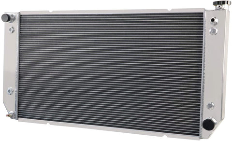 CoolingCare 4 Row Core Aluminum Radiator for 1994-2000 Chevy GMC C/K 1500 2500 3500 Suburban Pickup 7.4L V8