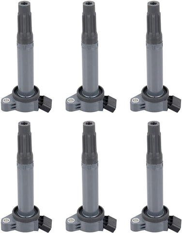 MOSTPLUS Ignition Coils Compatible for Toyota Camry Rav4 Avalon Lexus RX350 ES350 3.5L UF487 (set of 6)