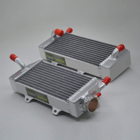 042D aluminum radiator for Honda CRF 450 R CRF450 2005-2008 2006 2007 (with stopper side+capless side)