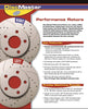 Front Premium Anti Rust Geomet Coated Drilled and Slotted Brake Rotors MAXG23632RDS