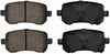 KFE KFE1326-104 Ultra Quiet Advanced Premium Ceramic Brake Pad Rear Set for: 2008-2011 Chrysler Town & Country; Dodge Grand Caravan, Journey; Volkswagen Routan