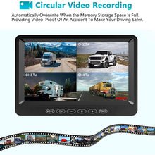 OYT HD 1080P Wireless Backup Camera with 7 Inch DVR Monitor IPS Split Screen High-Speed Rear View Observation System for RVs,Trailers,Trucks,Fifth Wheels IR Night Vision Stable Digital Signals