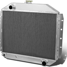 OzCoolingParts 4 Row Core All Aluminum Radiator for 1966-1979 67 68 69 70 71 72 73 74 75 76 77 78 Ford F100 F150 F250 F350 Bronco Chevy V8 Engine