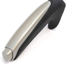 Red Hound Auto Parking Brake Grip Knob Lever Cover Handle Set Black and Gray Compatible with Honda Civic 2006-2011
