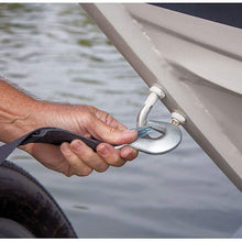 Winch Strap with Hook for Boat Trailer Heavy Duty Replacement Capacity 5,600. Lbs Black Nylon 2 inch Wide x 20 feet Long for Fishing Winch Transom Securing Tie Down Marine Galvanized Hook