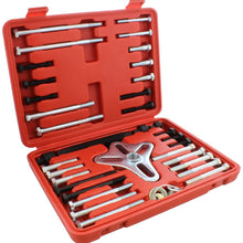 Auto Body Now ABN Harmonic Balancer Puller 46-Piece Tool Kit – Flywheel Remover, Crankshaft Pulley Removal, Steering Wheel Pulling Set