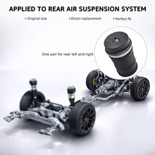 Nifeida Rear Air Suspension Spring Bag Shocks Replacement for Mercedes-Benz W251 R-Class R320 R350 R500 R550 R63 AMG 2513200025 2513200425 2513200325, Pair Left & Right