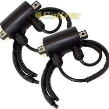 Caltric 2-Pack Double Line Ignition Coil Compatible With Kawasaki Vn750 Vn-750 Vulcan 750 1986-2006