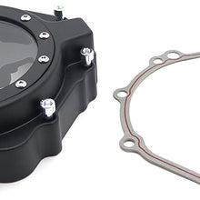 SMT MOTO- Motorcycle Engine Stator cover see through FOR Suzuki 2005 - 2008 GSXR1000 Black left