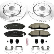 Power Stop K7352 Front Brake Kit with Drilled/Slotted Brake Rotors and Z23 Evolution Ceramic Brake Pads
