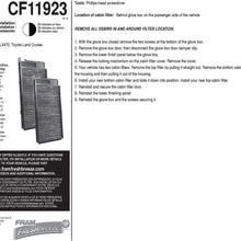 FRAM Fresh Breeze Cabin Air Filter Replacement for Car Passenger Compartment w/ Arm and Hammer Baking Soda, Easy Install, CF11182 for Select Acura and Honda Vehicles