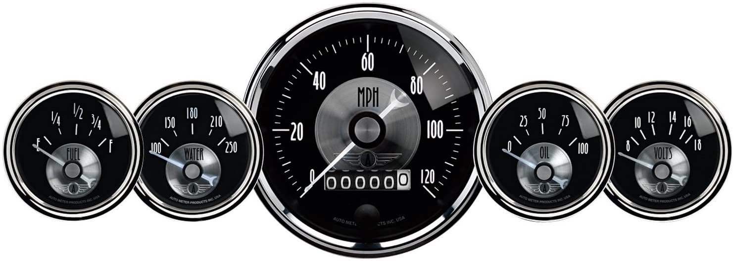 AUTO METER 2003 Prestige Series Black Diamond 5 Gauge