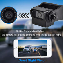 Oyviny WiFi Magnetic Wireless Backup Camera Rechargeble Trailer Hicth Rear View Camera for Hooking up Gooseneck Horse/Boat/Travel Trailer and Fifth Wheel, Support iOS and Android System, Night Vision