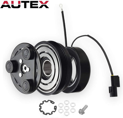 AUTEX AC A/C Compressor Clutch Coil Assembly Kit 977013E200 57190 977013E200RU Compatible with Sorento 2003 2004 2005 2006 V6 3.5L
