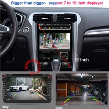 HD IP68 1280pixels Third Roof Top Mount Brake Lamp Reverse Rear View Backup Camera Angle and Distance Adjustable IR Night Vision for F o r d Transit Connect Van MPV SUV Bus (Camera+4.3" Monitor)