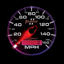 Auto Meter 7588 Phantom II 3-3/8" 160 mph In-Dash Electric Programmable Speedometer