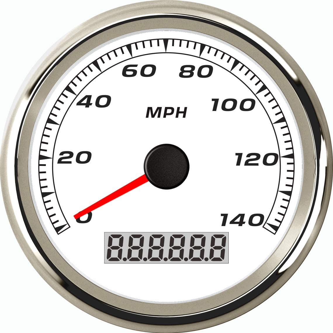 ELING MPH GPS Speedometer Speedo Gauge 140MPH for Car Motorcycle Boat with Backlight 3-3/8 inch 9-32V