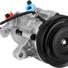 Mophorn CO 10900C (55111400AA) Universal Air Conditioner Ac Compressor with clutch compatible with 07-08 Dodge Nitro Jeep Liberty 3.7L A/C Compressor 55111400AB