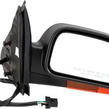 Dorman 955-735 Passenger Side Power Door Mirror - Heated / Folding with Signal for Select Chevrolet / GMC / Oldsmobile Models, Black
