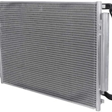 QUALINSIST A/C Air Condenser Assembly for 2014-2018 J-eep Cherokee 2016 K-ia Sportage