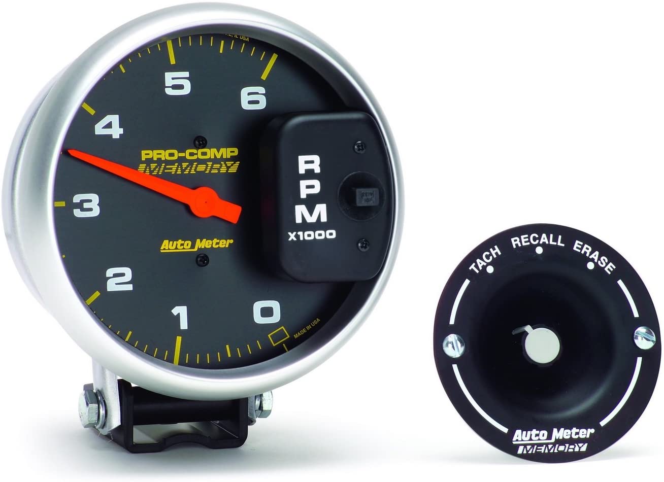 AUTO METER 6806 Pro-Comp Memory Tachometer,5.000 in.