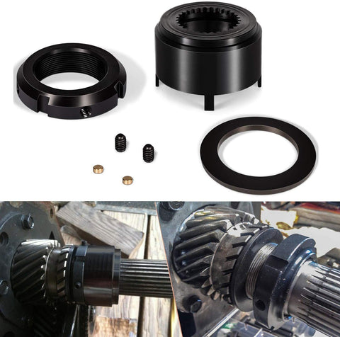 E-cowlboy 5th Gear Lock Nut Retainer Set for 1994-2005 Dodge Ram 2500 & 3500 4WD,5.9L 6.7L Cummins NV4500 Transimission