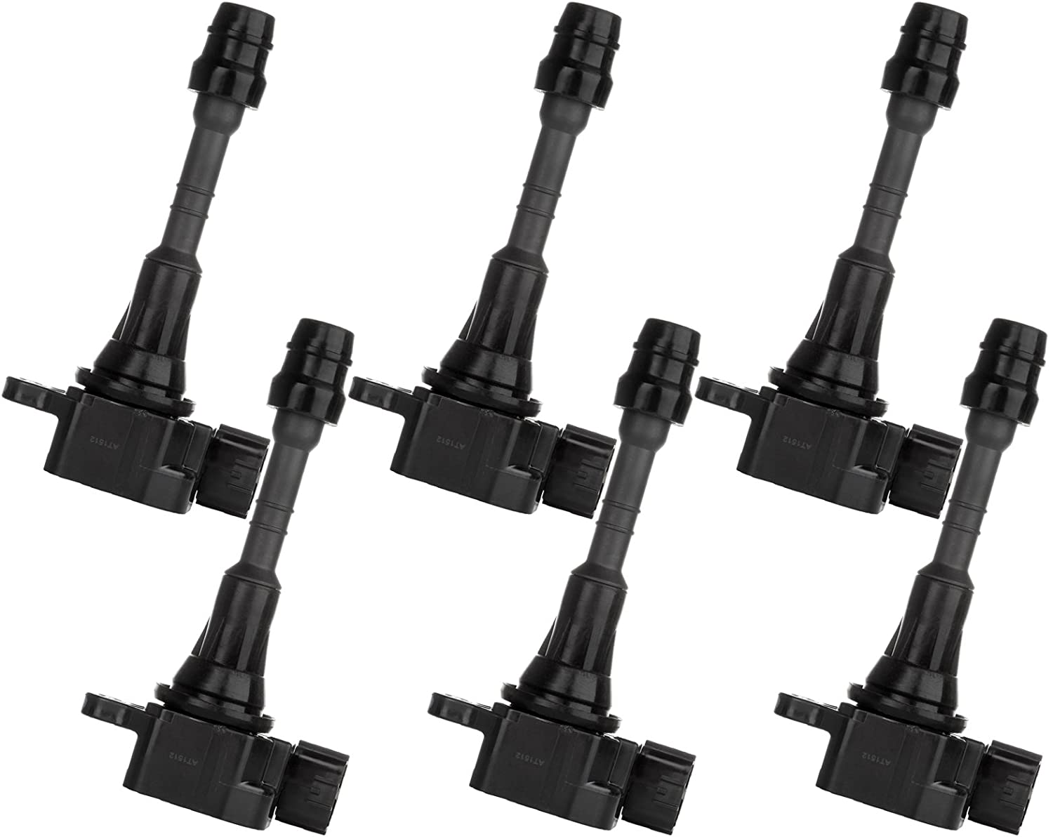 ECCPP Ignition Coils Pack Compatible with Nissa-n 350Z Infiniti G35/M35/FX35 2003-2008 Replacement for UF401 C1439 IGC0007 for Travel, Transportation and Repair (Pack of 6)