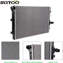 SCITOO Radiator Compatible with 2006-2008 2010-2012 for Audi A3/TT/TT Quattro 2006-2012 Volkswagen Jetta/Eos/Golf/GTI CU2822 2822,